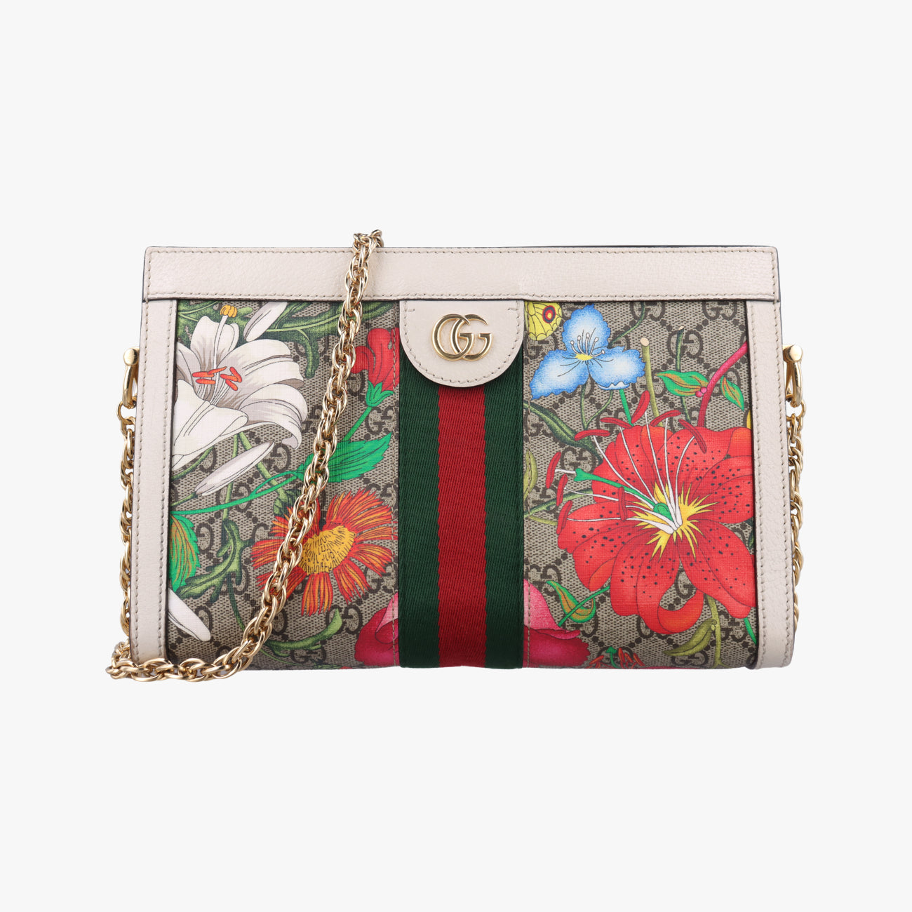 Ophidiabeige×multicolorPVC coated canvas503877F030819524オフィディアベージュ×マルチカラーPVCコーティングキャンバス503877F030819524