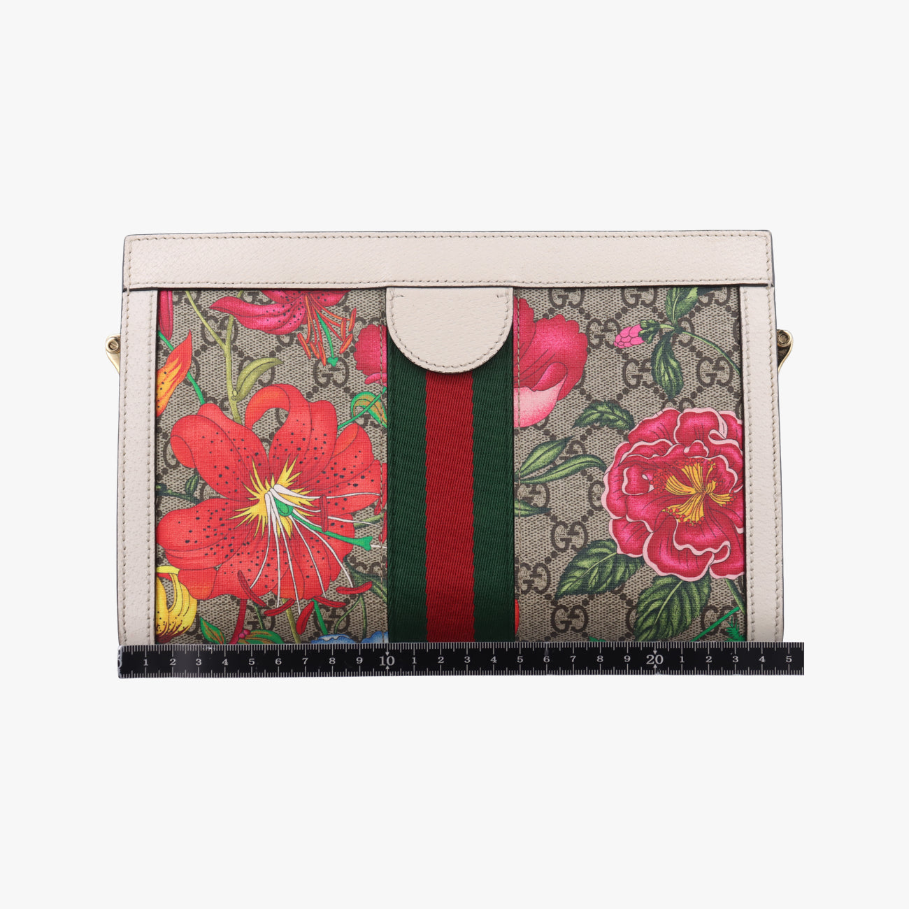 Ophidiabeige×multicolorPVC coated canvas503877F030819524オフィディアベージュ×マルチカラーPVCコーティングキャンバス503877F030819524