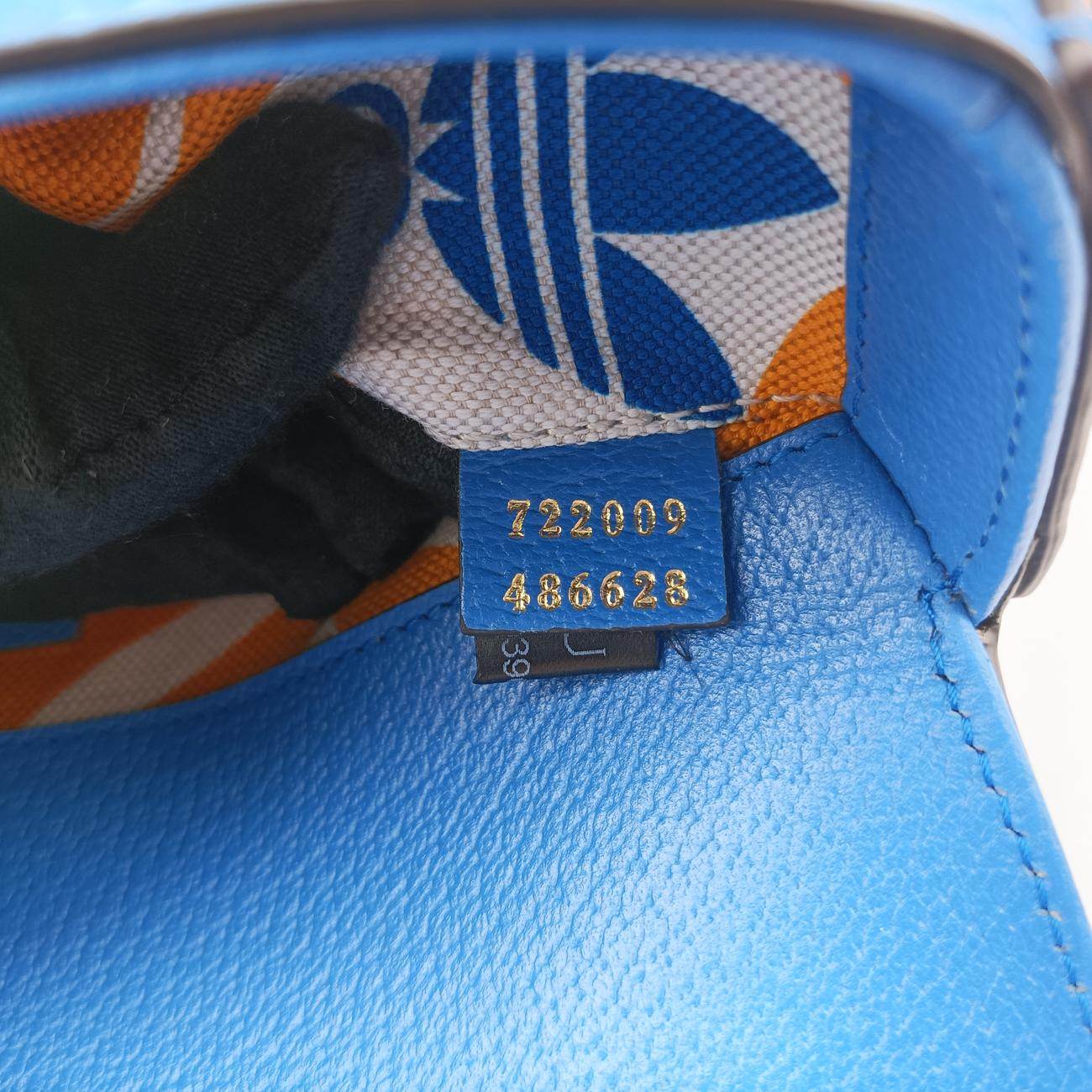 Adidas collaboration HorsebitBlue×whiteLeather722009B039665652アディダスコラボ ホースビットブルー×ホワイトレザー722009B039665652