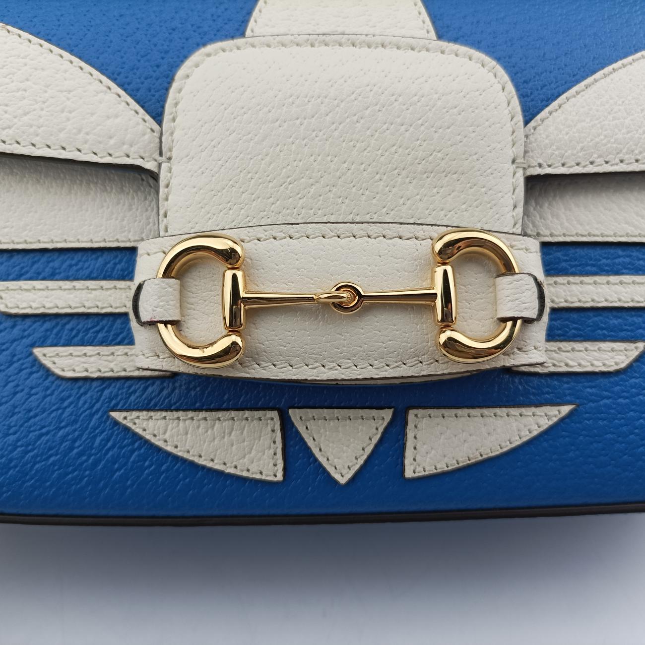 Adidas collaboration HorsebitBlue×whiteLeather722009B039665652アディダスコラボ ホースビットブルー×ホワイトレザー722009B039665652