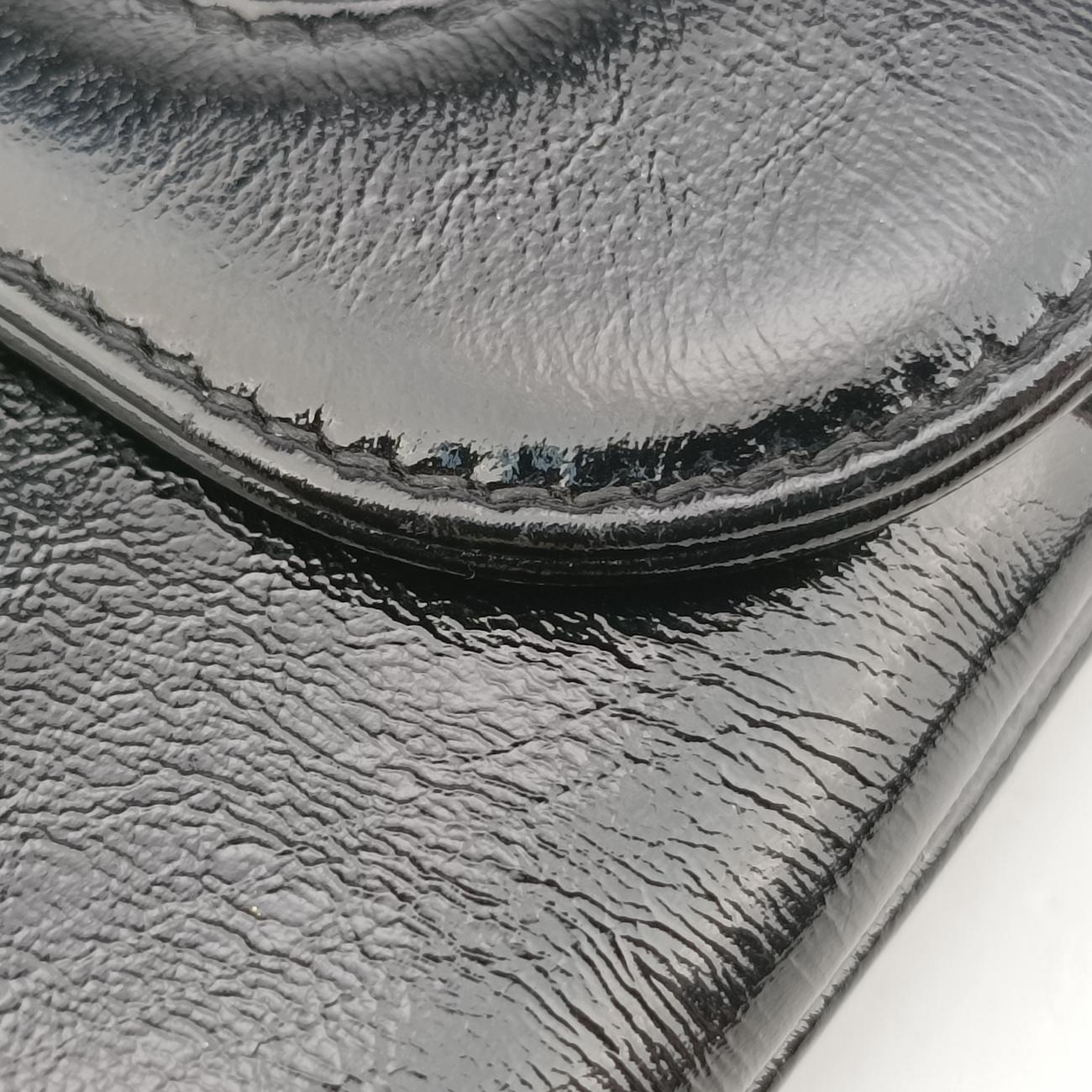 Dior double MediumBlackLeather10-MA-0231ディオール ダブル ミディアムブラックレザー10-MA-0231