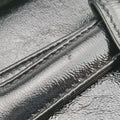 Dior double MediumBlackLeather10-MA-0231ディオール ダブル ミディアムブラックレザー10-MA-0231