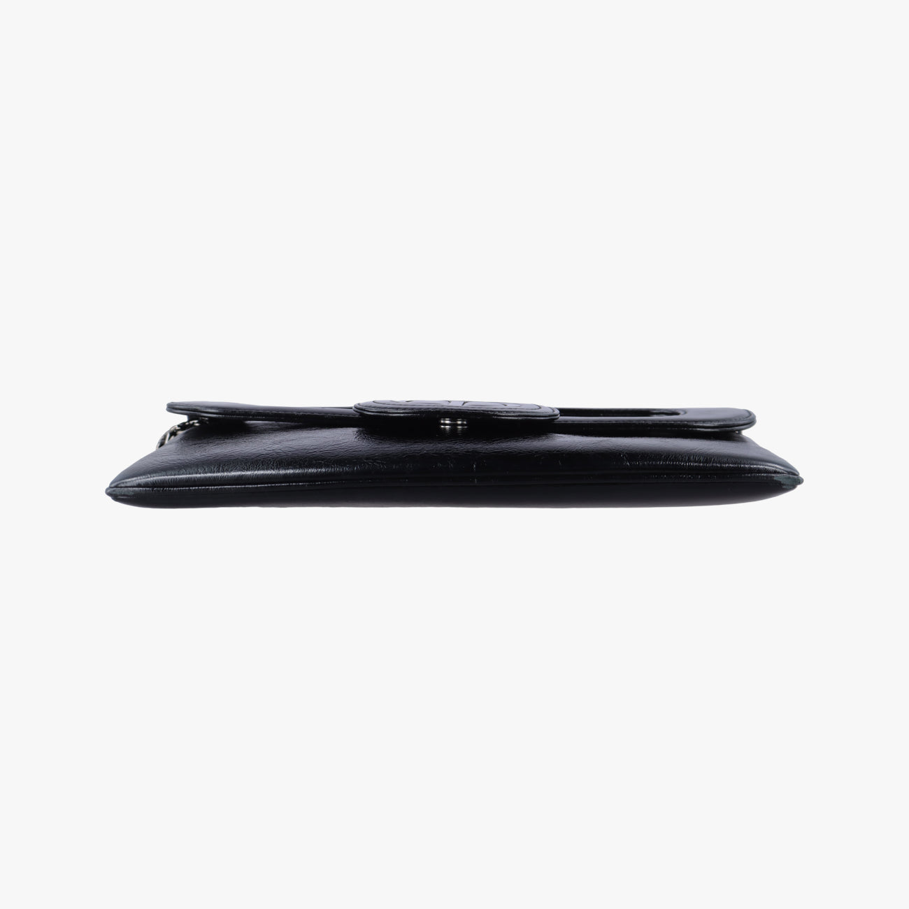 Dior double MediumBlackLeather10-MA-0231ディオール ダブル ミディアムブラックレザー10-MA-0231