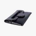 Dior double MediumBlackLeather10-MA-0231ディオール ダブル ミディアムブラックレザー10-MA-0231