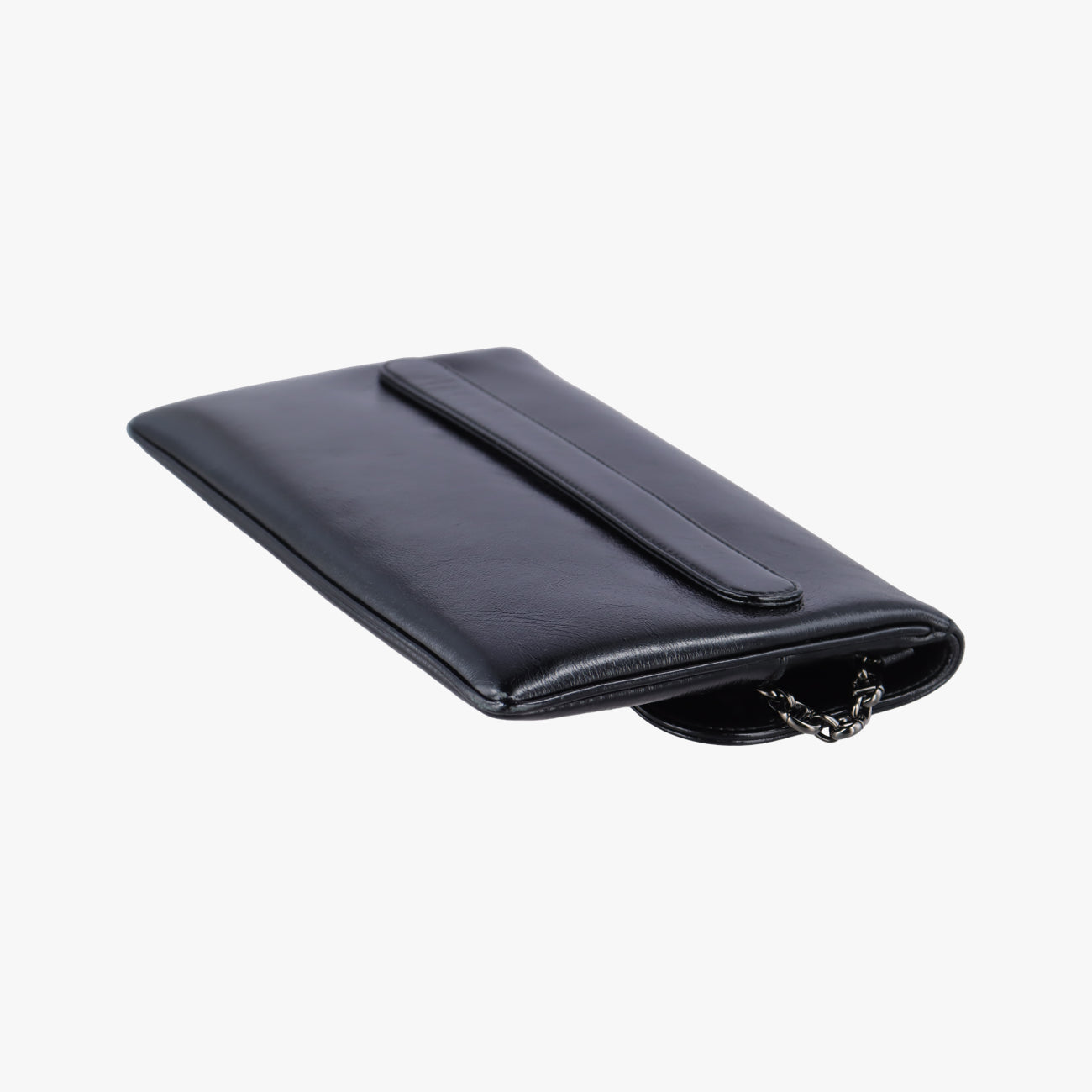 Dior double MediumBlackLeather10-MA-0231ディオール ダブル ミディアムブラックレザー10-MA-0231
