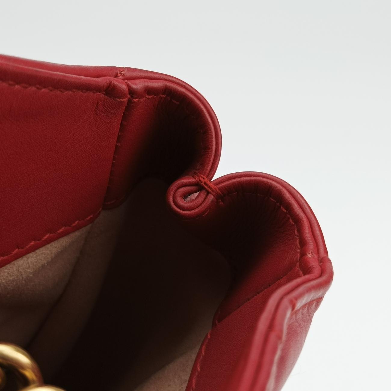 GG MarmontRedLeather443501E021026146GGマーモントレッドレザー443501E021026146