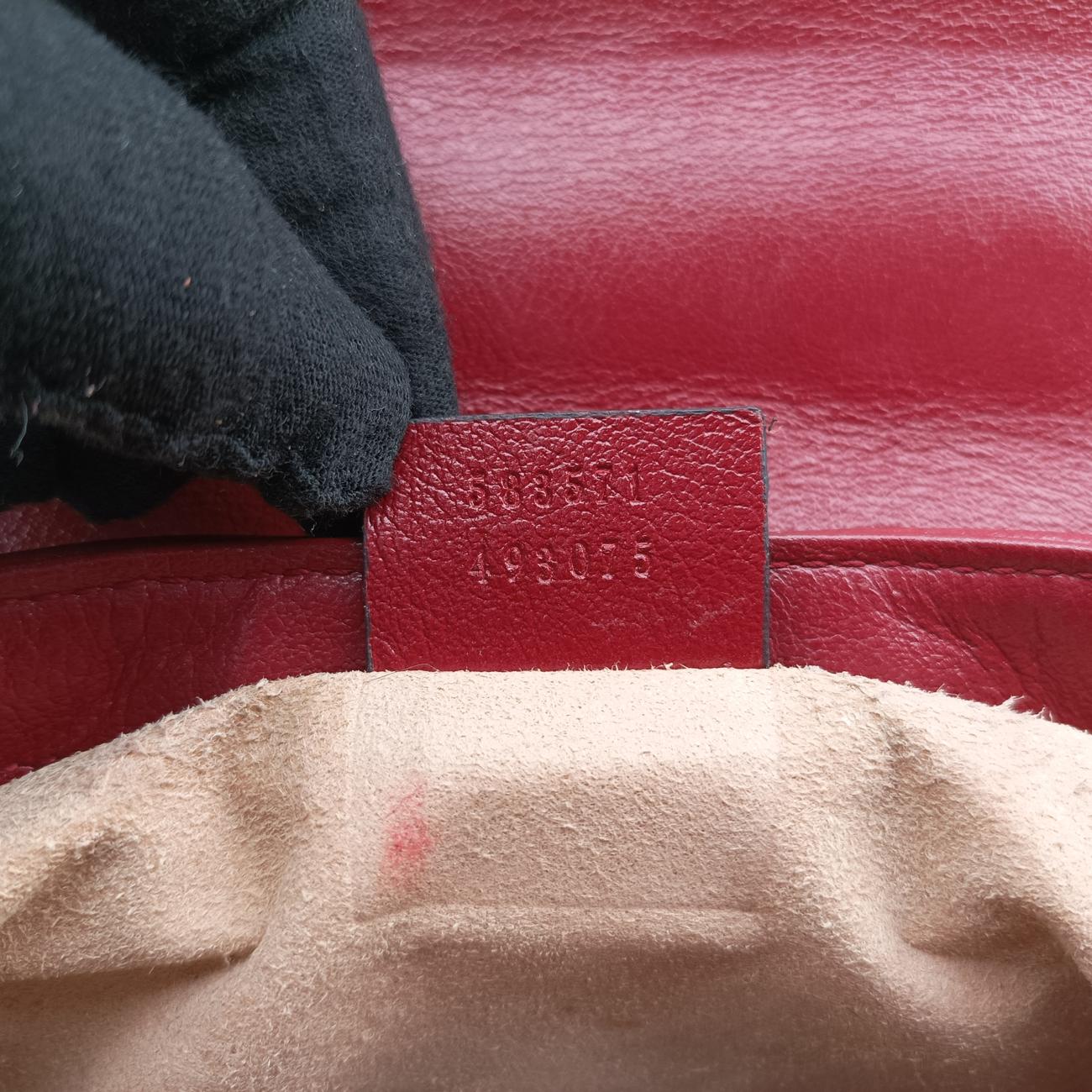 GG MarmontBlack×redLeather583571E029736439GGマーモントブラック×レッドレザー583571E029736439