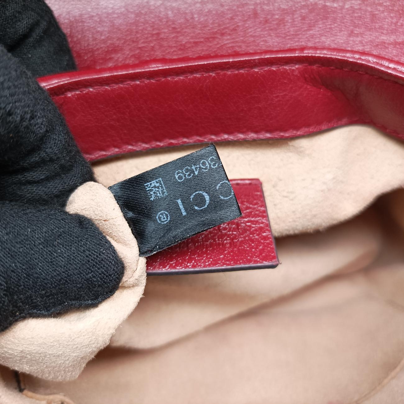 GG MarmontBlack×redLeather583571E029736439GGマーモントブラック×レッドレザー583571E029736439