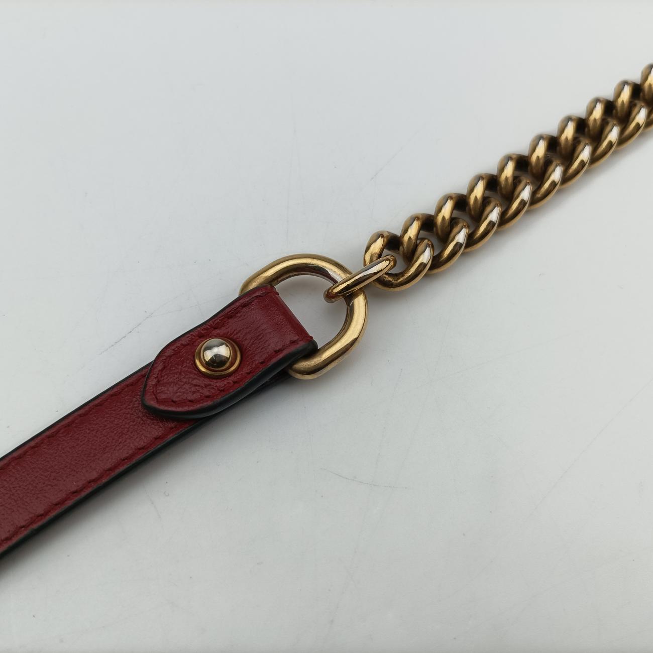 GG MarmontBlack×redLeather583571E029736439GGマーモントブラック×レッドレザー583571E029736439