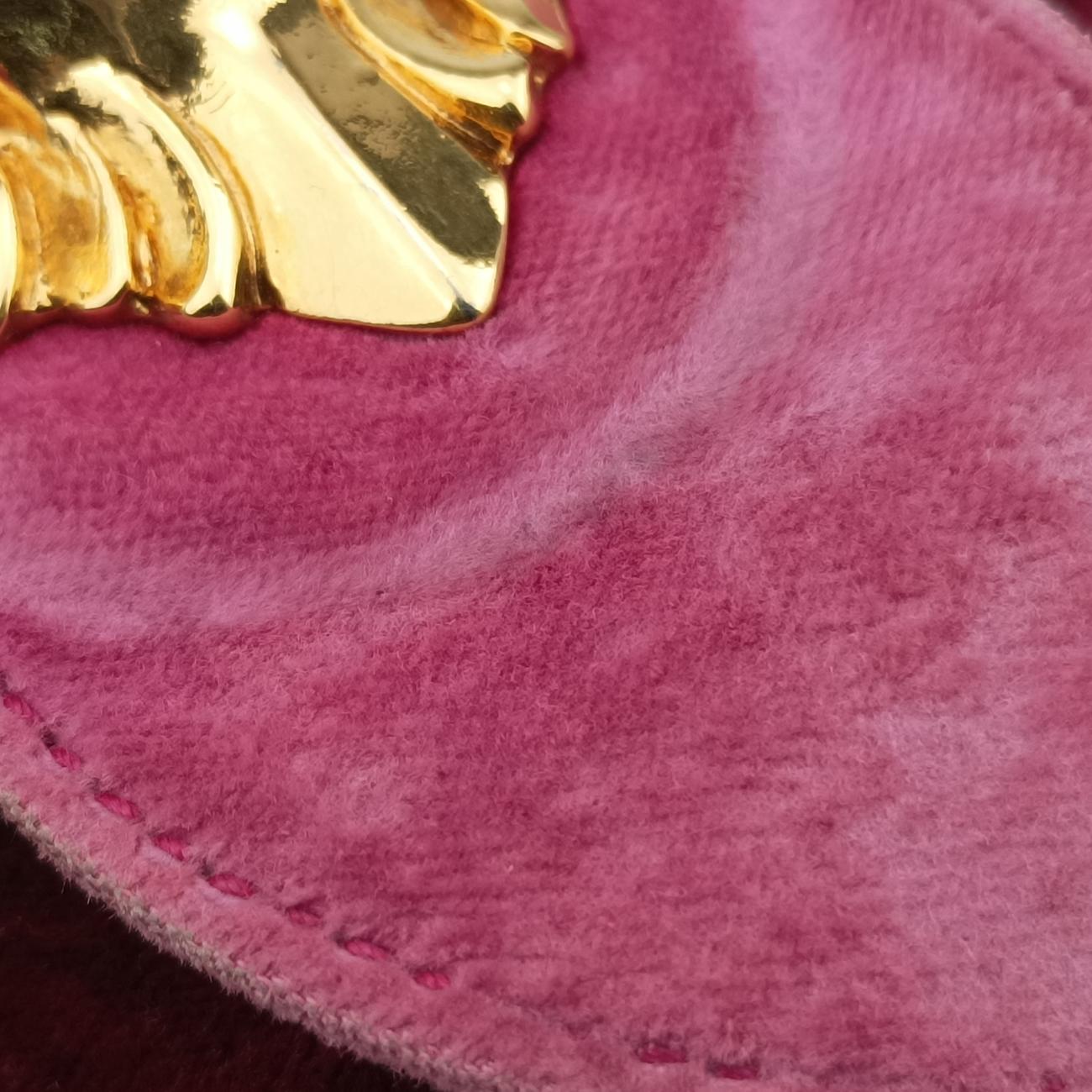 Animalier Cahier Lions HeadRed×PinkVelvet1BD089110カイエ ライオンヘッドレッド×ピンクベロア1BD089110
