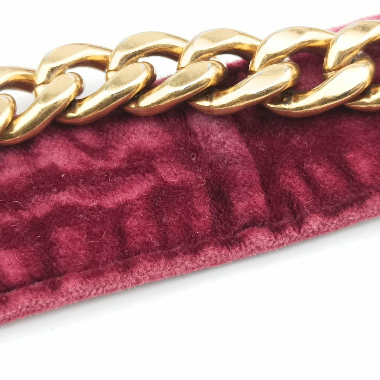 Animalier Cahier Lions HeadRed×PinkVelvet1BD089110カイエ ライオンヘッドレッド×ピンクベロア1BD089110