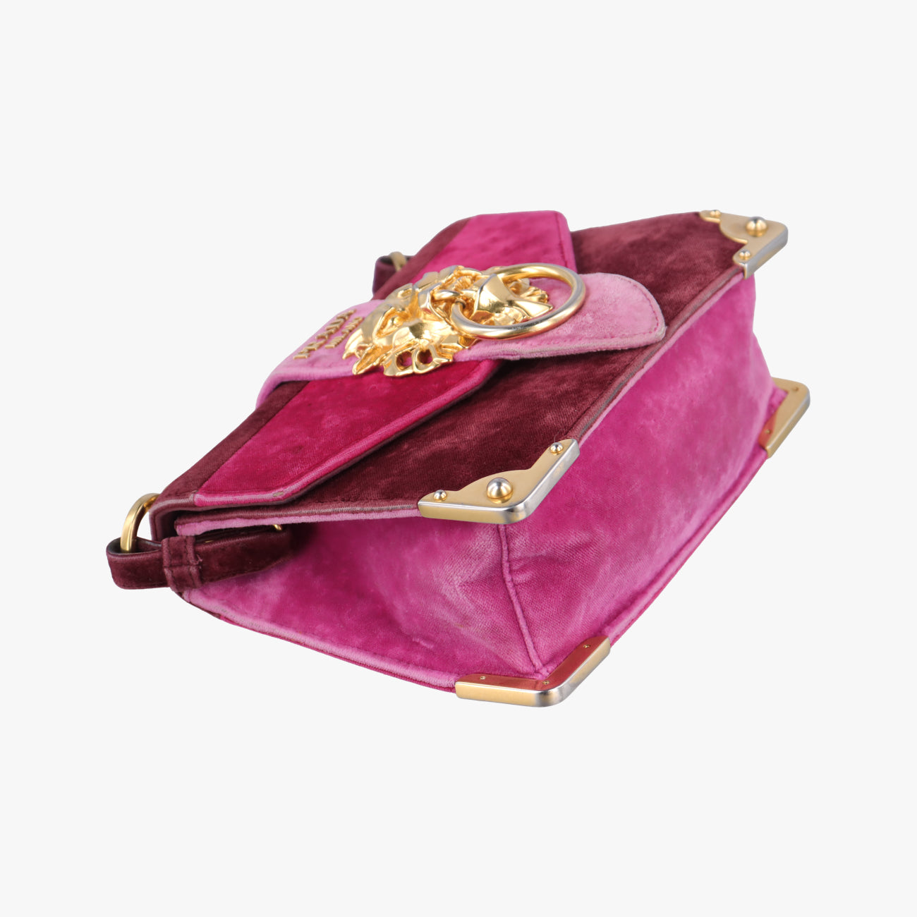 Animalier Cahier Lions HeadRed×PinkVelvet1BD089110カイエ ライオンヘッドレッド×ピンクベロア1BD089110