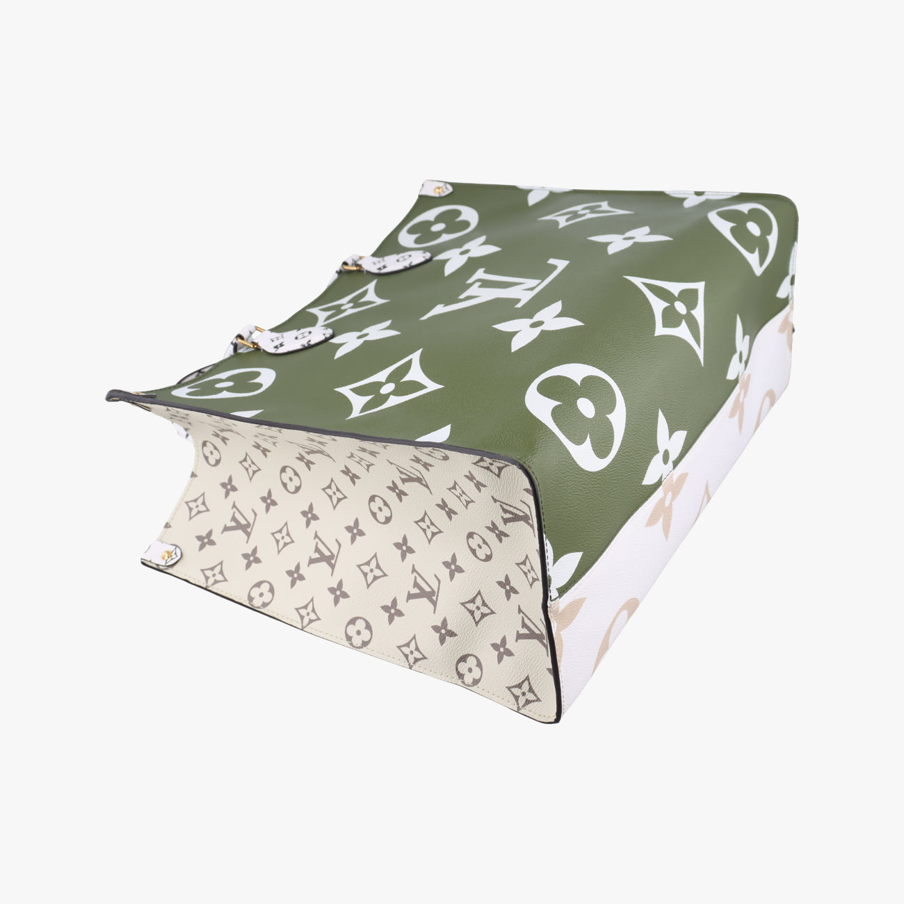 On The Go GMCREME×Green×MulticolorMonogram GiantM44571FL1129 ICチップオンザゴー GMクレーム×グリーン×マルチカラーモノグラムジャイアントM44571FL1129 ICチップ