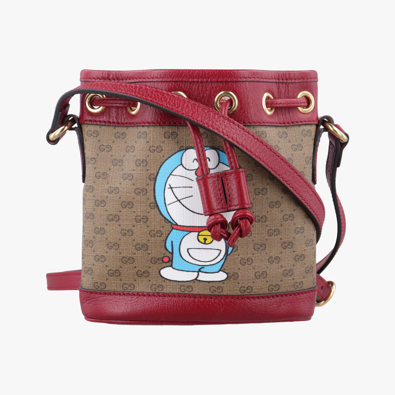 Doraemon collaborationBrown x Red x MulticolorPVC coated canvas647801B033999208ドラえもんコラボブラウン×レッド×マルチカラーPVCコーティングキャンバス647801B033999208