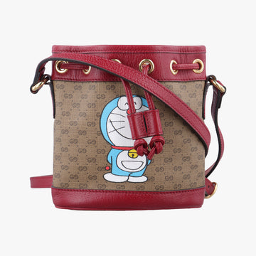 Doraemon collaborationBrown x Red x MulticolorPVC coated canvas647801B033999208ドラえもんコラボブラウン×レッド×マルチカラーPVCコーティングキャンバス647801B033999208