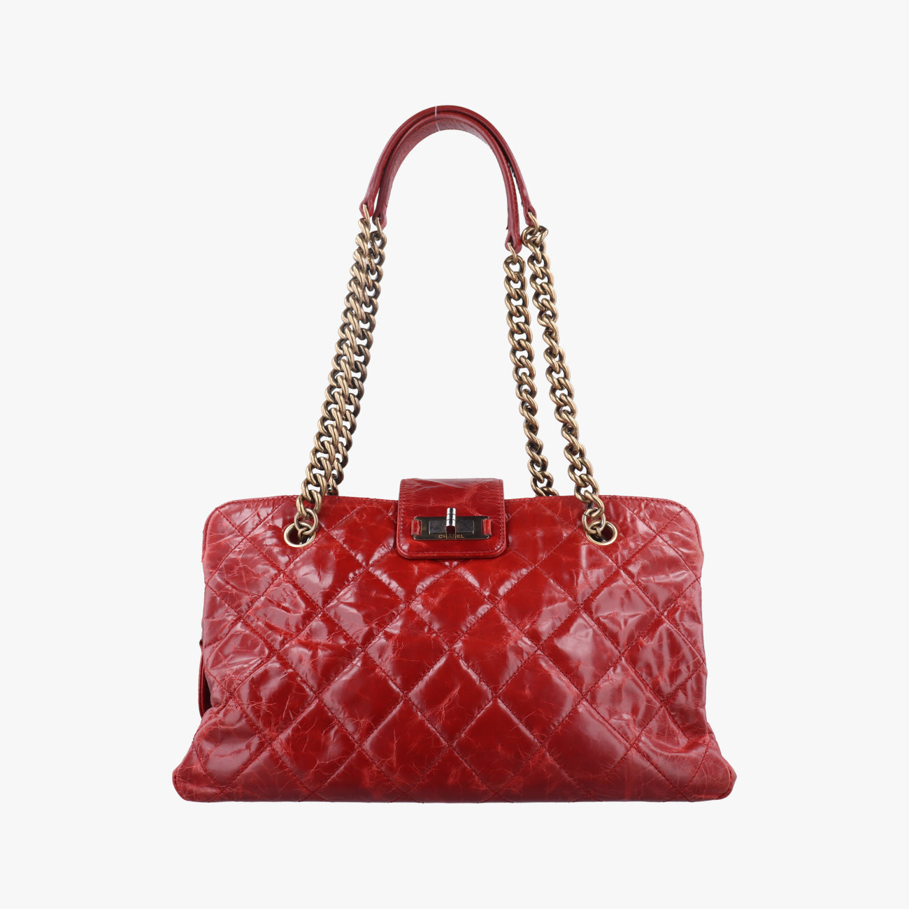 2.55 MatelasseRedLeatherA66817157575052.55 マトラッセレッドレザーA6681715757505
