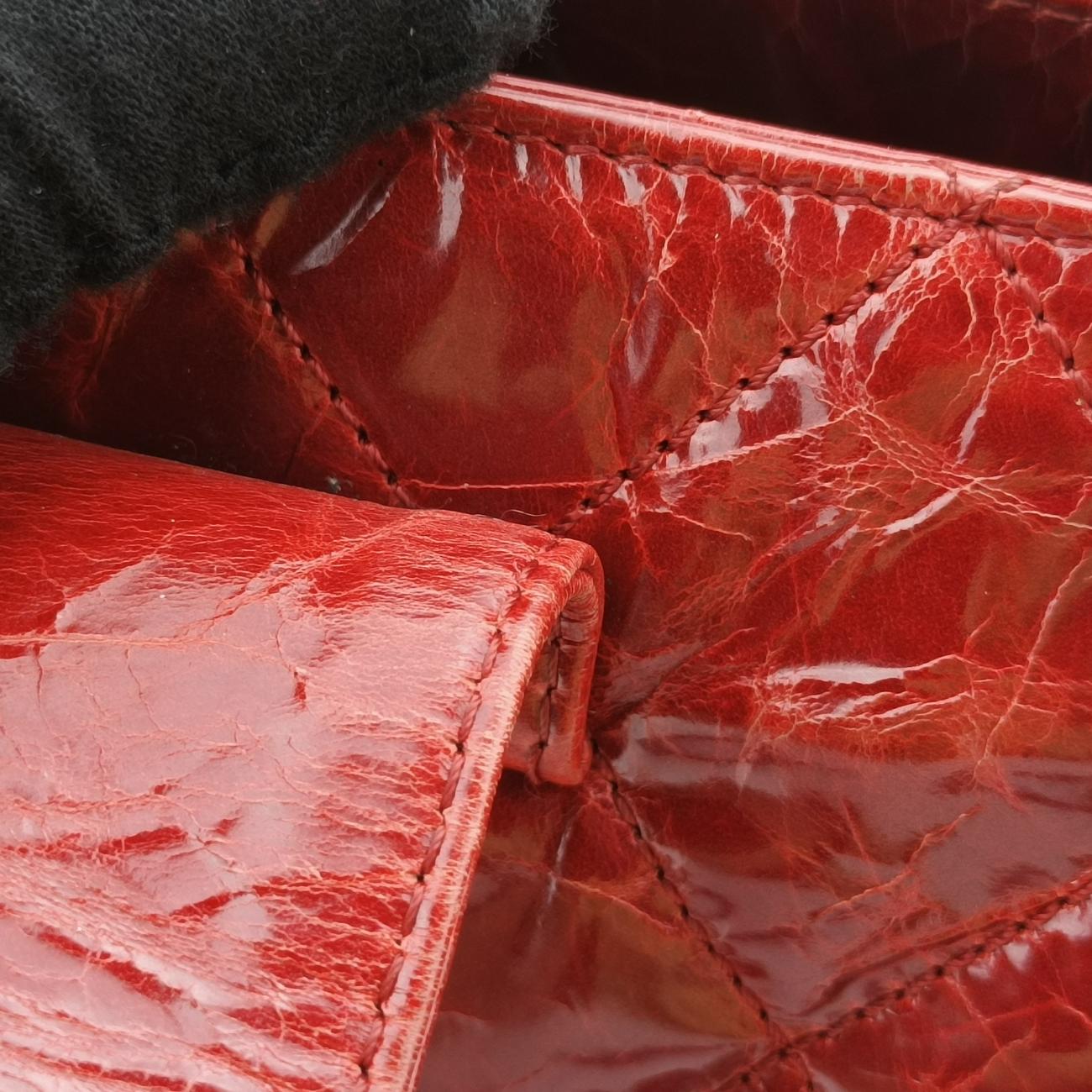 2.55 MatelasseRedLeatherA66817157575052.55 マトラッセレッドレザーA6681715757505