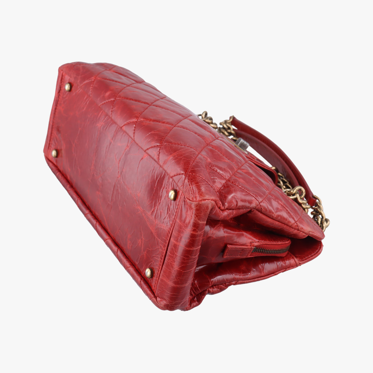 2.55 MatelasseRedLeatherA66817157575052.55 マトラッセレッドレザーA6681715757505