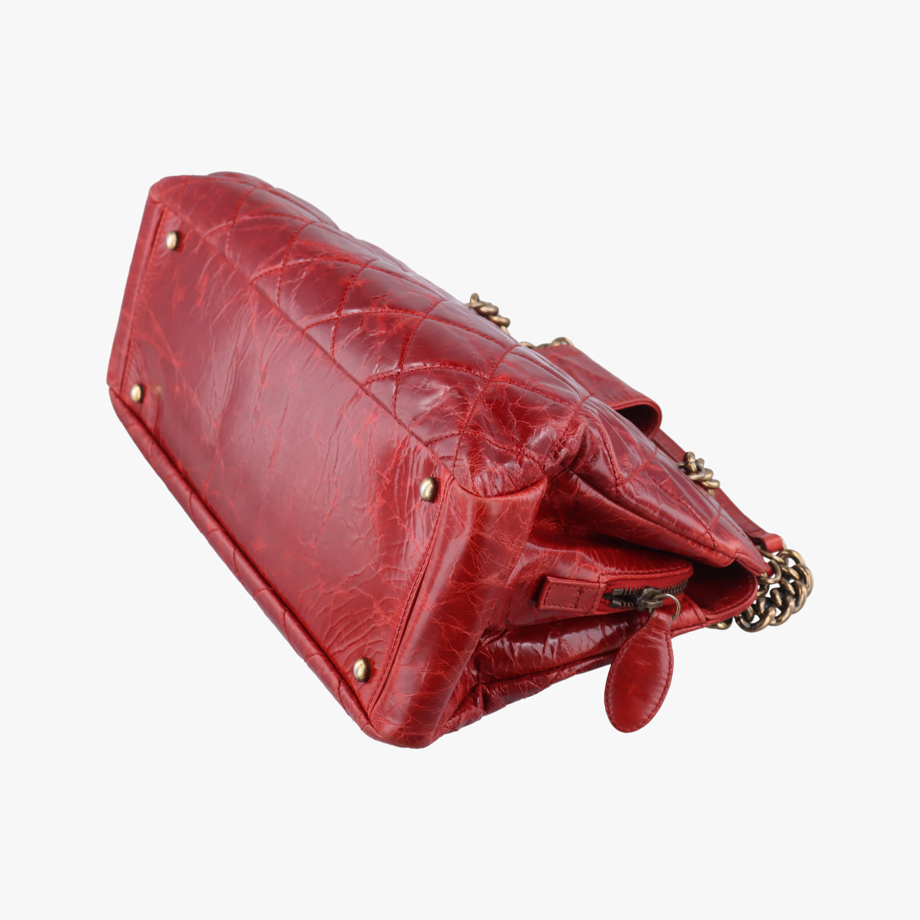 2.55 MatelasseRedLeatherA66817157575052.55 マトラッセレッドレザーA6681715757505
