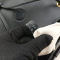 Peony Pearl StuddedBlack×whiteLeather432270A020373192ピオニー パール フラワー ハートブラック×ホワイトレザー432270A020373192