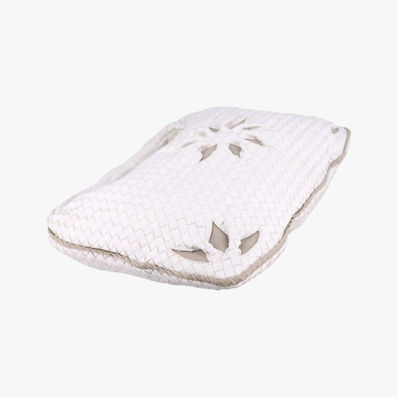 Intrecciato Flower HoboWhiteLambskin 115654 VACG1 9082イントレチャート 花柄ホワイトラムスキン115654 VACG1 9082