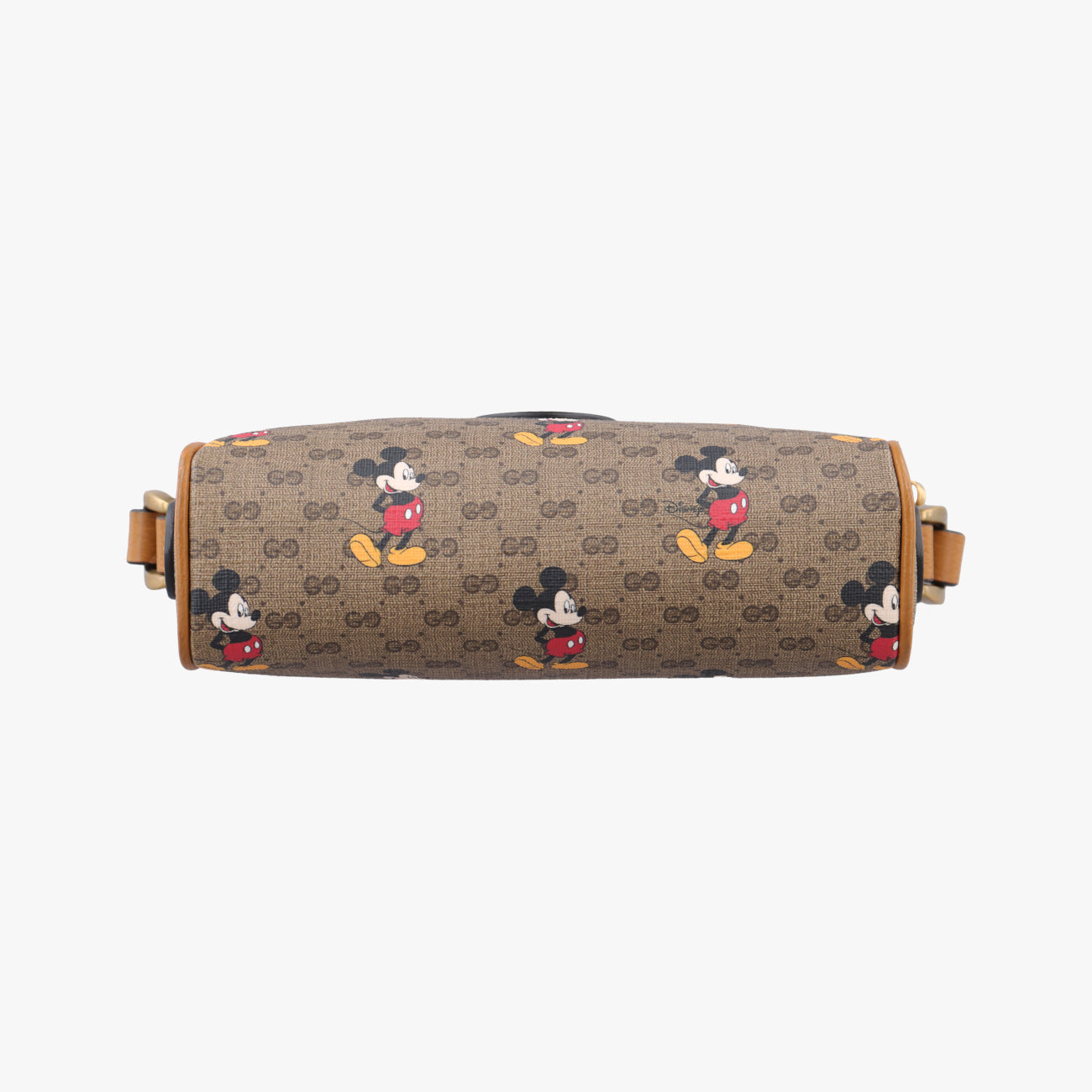 Mickey Mouse Disney collaborationBrown×MulticolourPVC coated canvas602536ミッキーマウス ディズニーコラボブラウン×マルチカラーPVCコーティングキャンバス602536