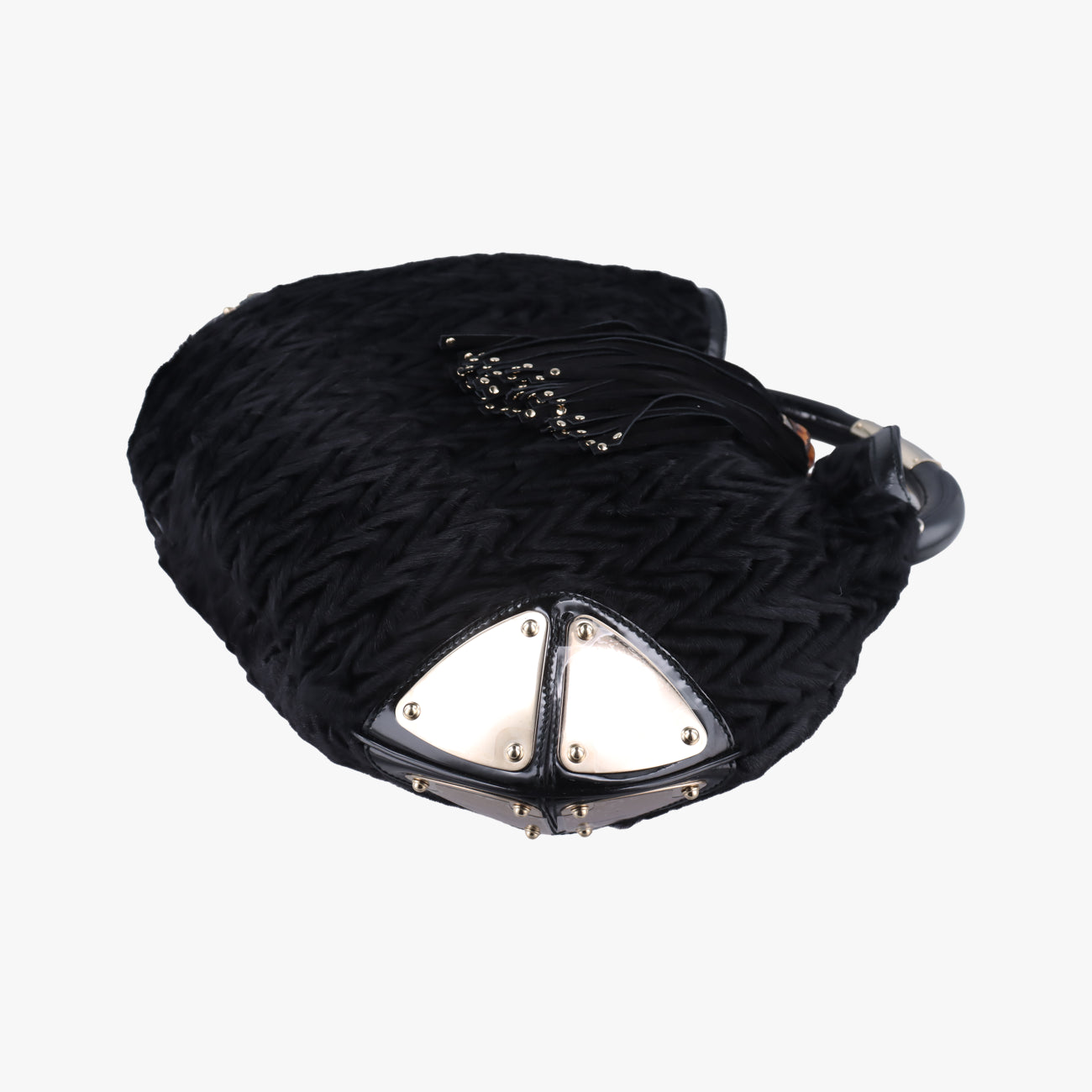 Bamboo Babouska Indy HoboBlackvelour177088I2915970バンブー バブースカ インディ ホーボーブラックベロア177088I2915970