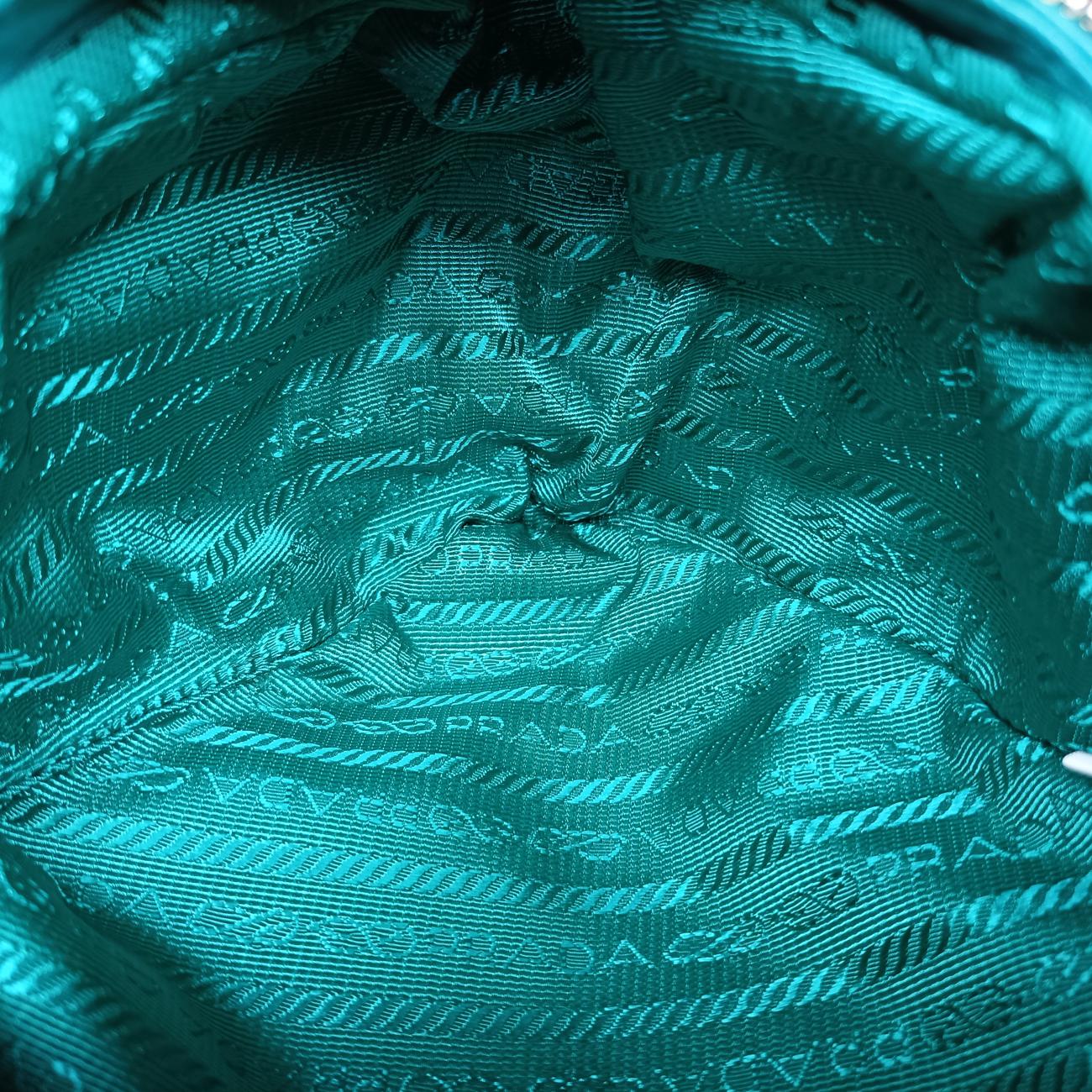 Padded Nappa triangleGreenlambskin1BA3157/Dパデッド ナッパ トライアングルグリーンラムスキン1BA3157/D
