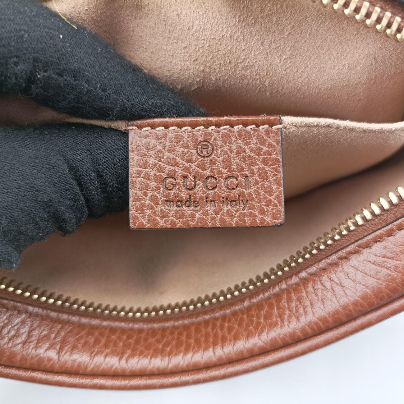 OPHIDIAブルー×ブラウンcanvas x leather517350オフィディアブルー×ブラウンキャンバス×レザー517350