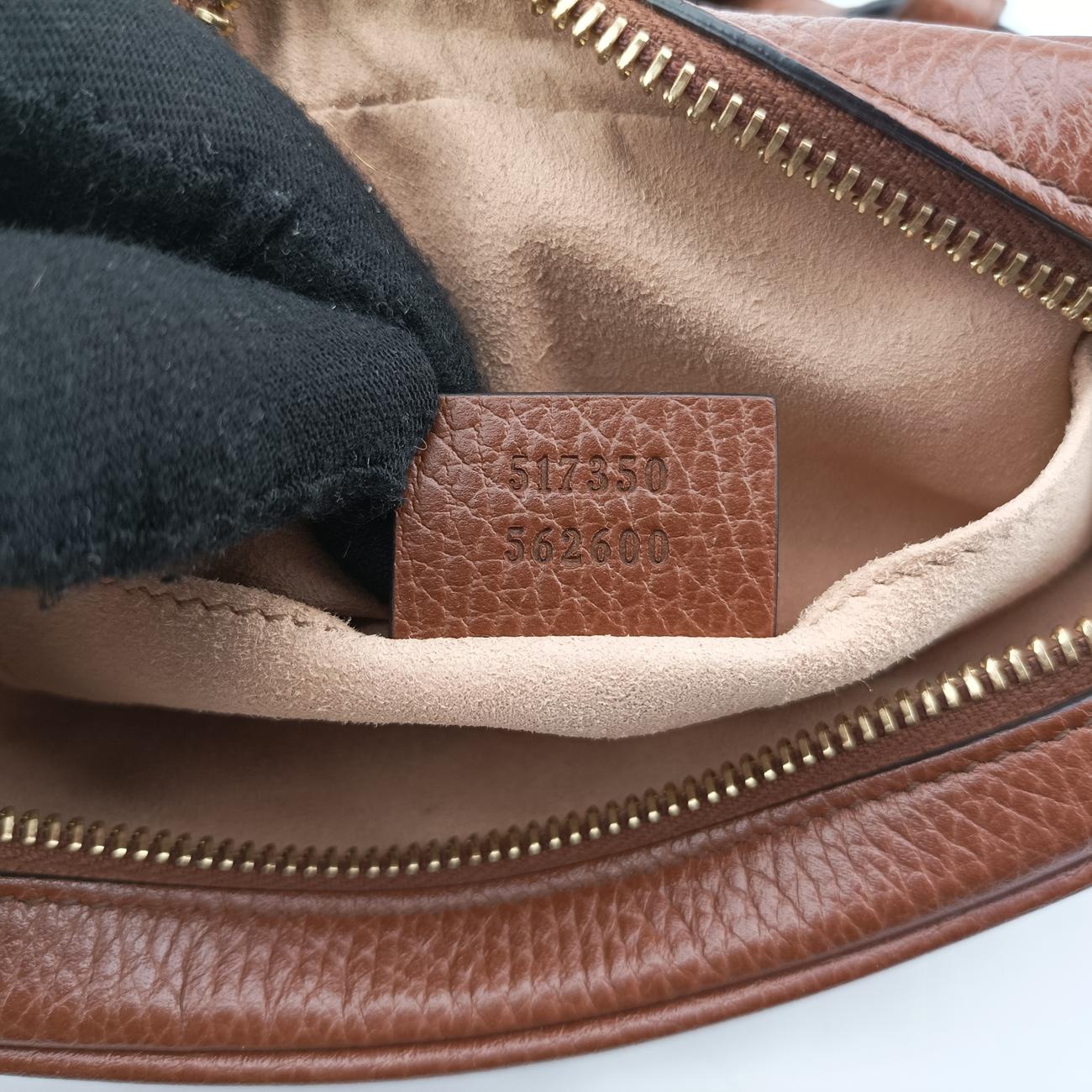 OPHIDIAブルー×ブラウンcanvas x leather517350オフィディアブルー×ブラウンキャンバス×レザー517350