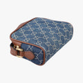 OPHIDIAブルー×ブラウンcanvas x leather517350オフィディアブルー×ブラウンキャンバス×レザー517350