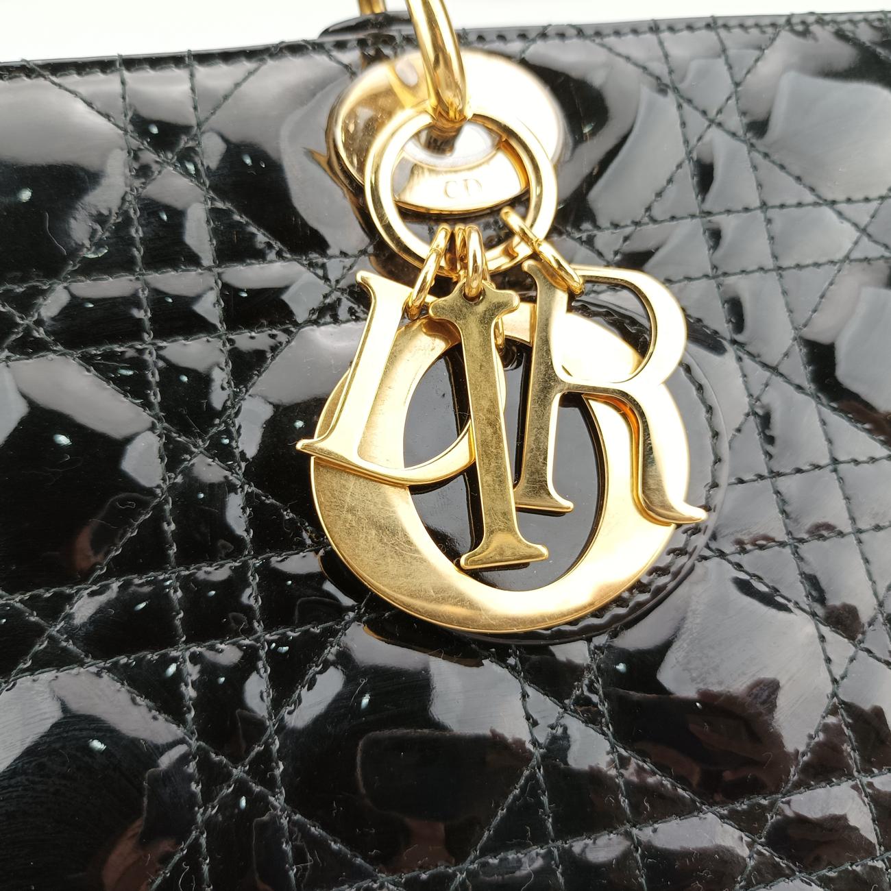 Lady DiorBlackPatent13-BO-0123レディディオールブラックパテント13-BO-0123