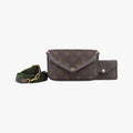 Multi Pochette FéLICIEBrown×KHAKIMonogram CanvasM80091ICチップミュルティ ポシェット フェリシーモノグラム/ブラウン系×カーキモノグラムキャンバスM80091ICチップ