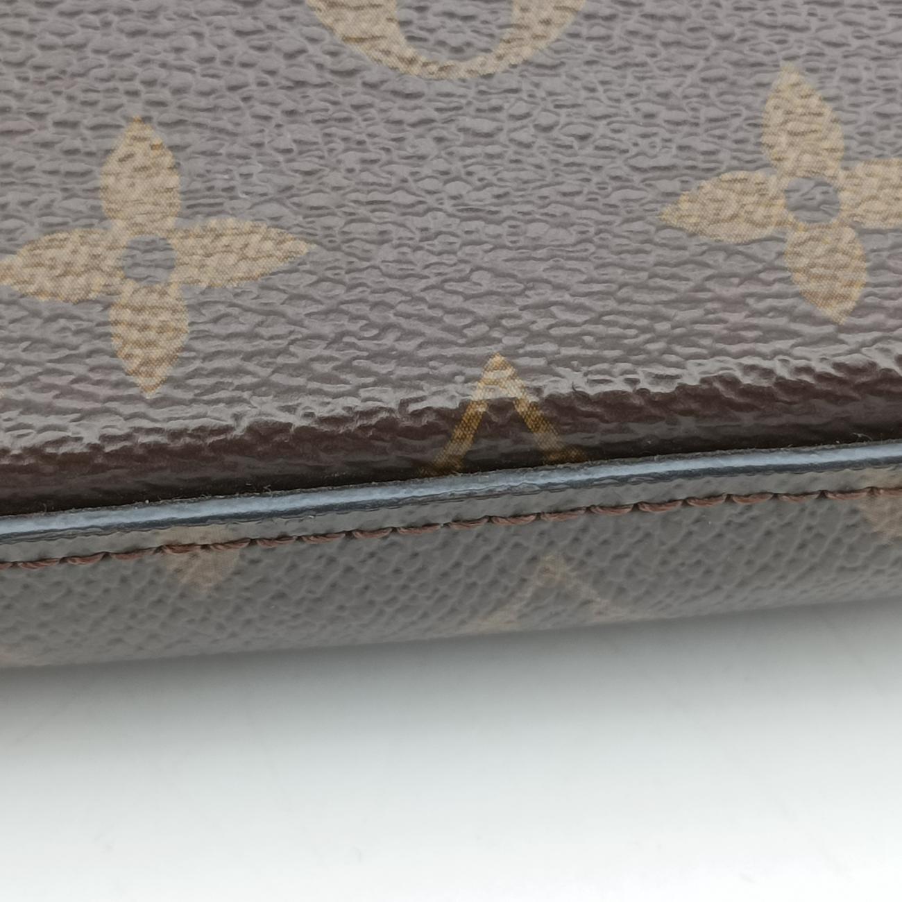 Multi Pochette FéLICIEBrown×KHAKIMonogram CanvasM80091ICチップミュルティ ポシェット フェリシーモノグラム/ブラウン系×カーキモノグラムキャンバスM80091ICチップ