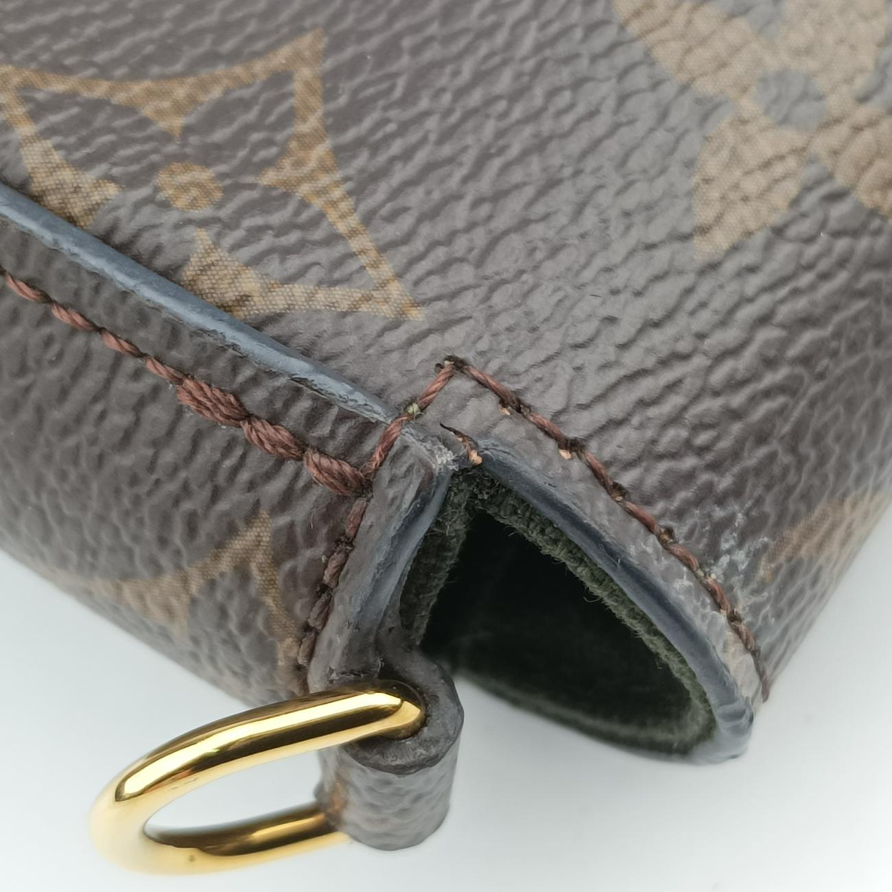 Multi Pochette FéLICIEBrown×KHAKIMonogram CanvasM80091ICチップミュルティ ポシェット フェリシーモノグラム/ブラウン系×カーキモノグラムキャンバスM80091ICチップ