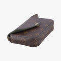 Multi Pochette FéLICIEBrown×KHAKIMonogram CanvasM80091ICチップミュルティ ポシェット フェリシーモノグラム/ブラウン系×カーキモノグラムキャンバスM80091ICチップ