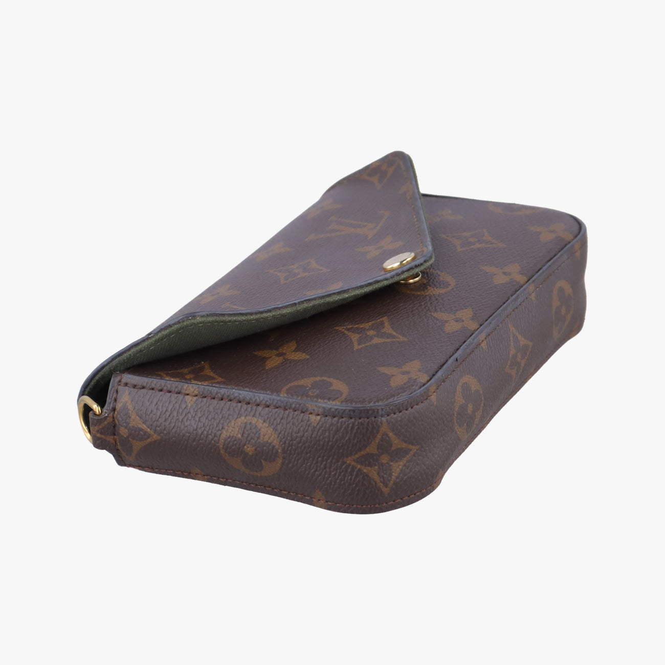 Multi Pochette FéLICIEBrown×KHAKIMonogram CanvasM80091ICチップミュルティ ポシェット フェリシーモノグラム/ブラウン系×カーキモノグラムキャンバスM80091ICチップ