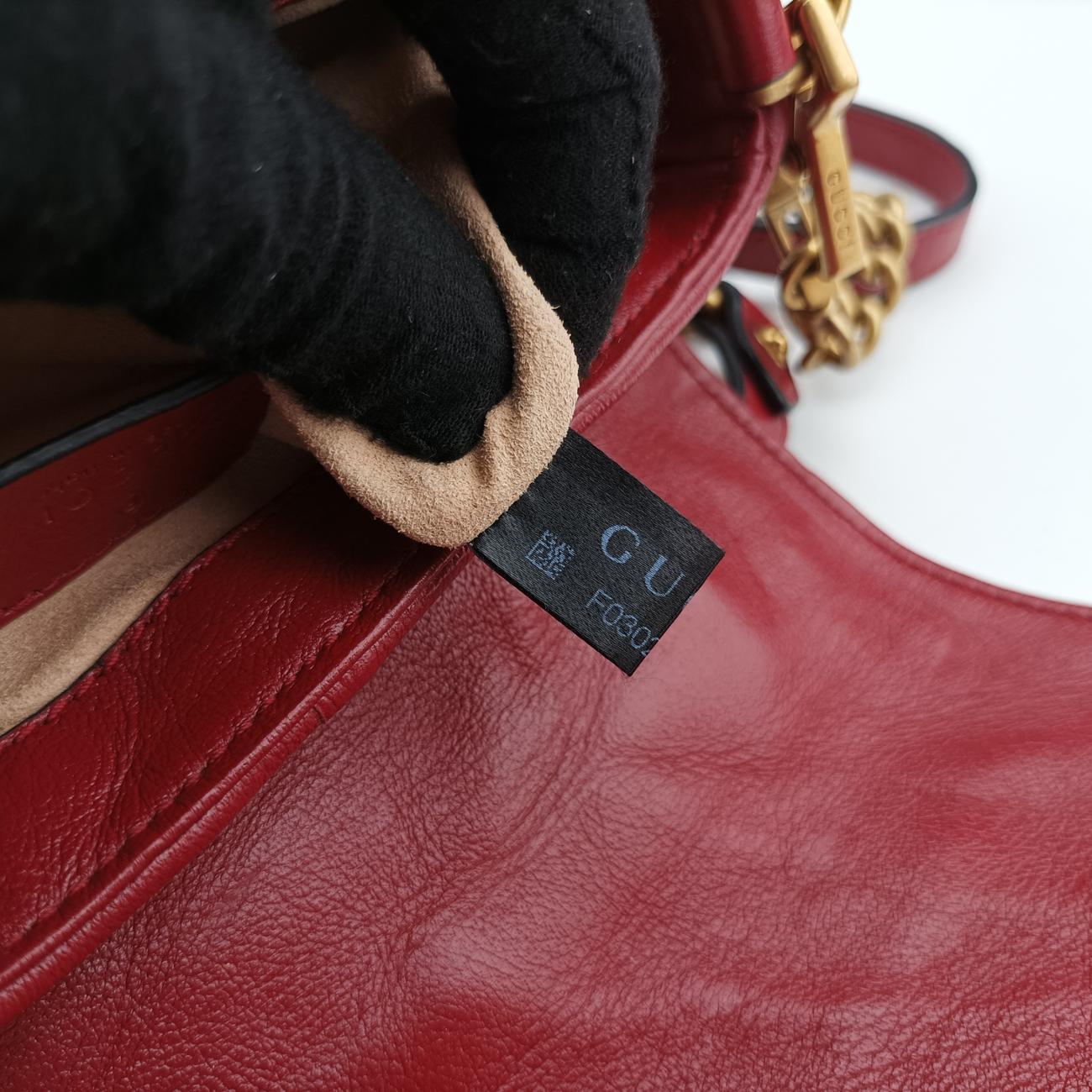 GG MarmontBlack×RedLeather583571F030273967GGマーモントブラックｘレッドレザー583571F030273967