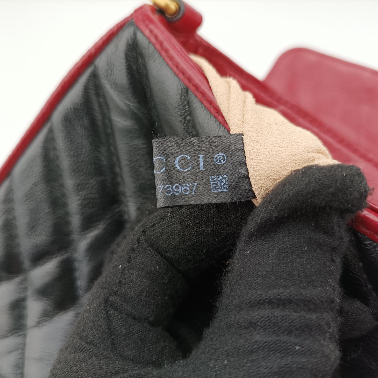 GG MarmontBlack×RedLeather583571F030273967GGマーモントブラックｘレッドレザー583571F030273967