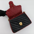 GG MarmontBlack×RedLeather583571F030273967GGマーモントブラックｘレッドレザー583571F030273967