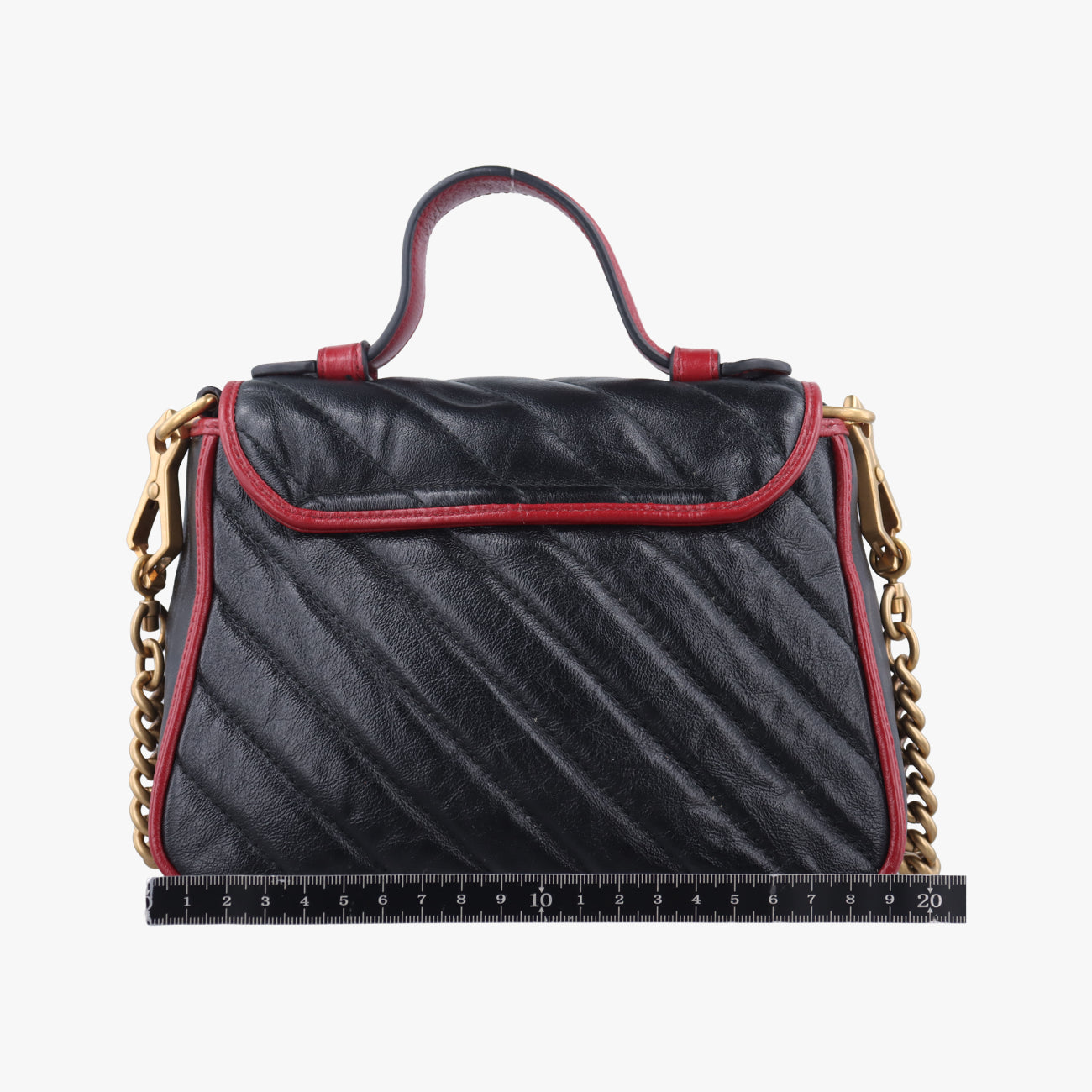 GG MarmontBlack×RedLeather583571F030273967GGマーモントブラックｘレッドレザー583571F030273967