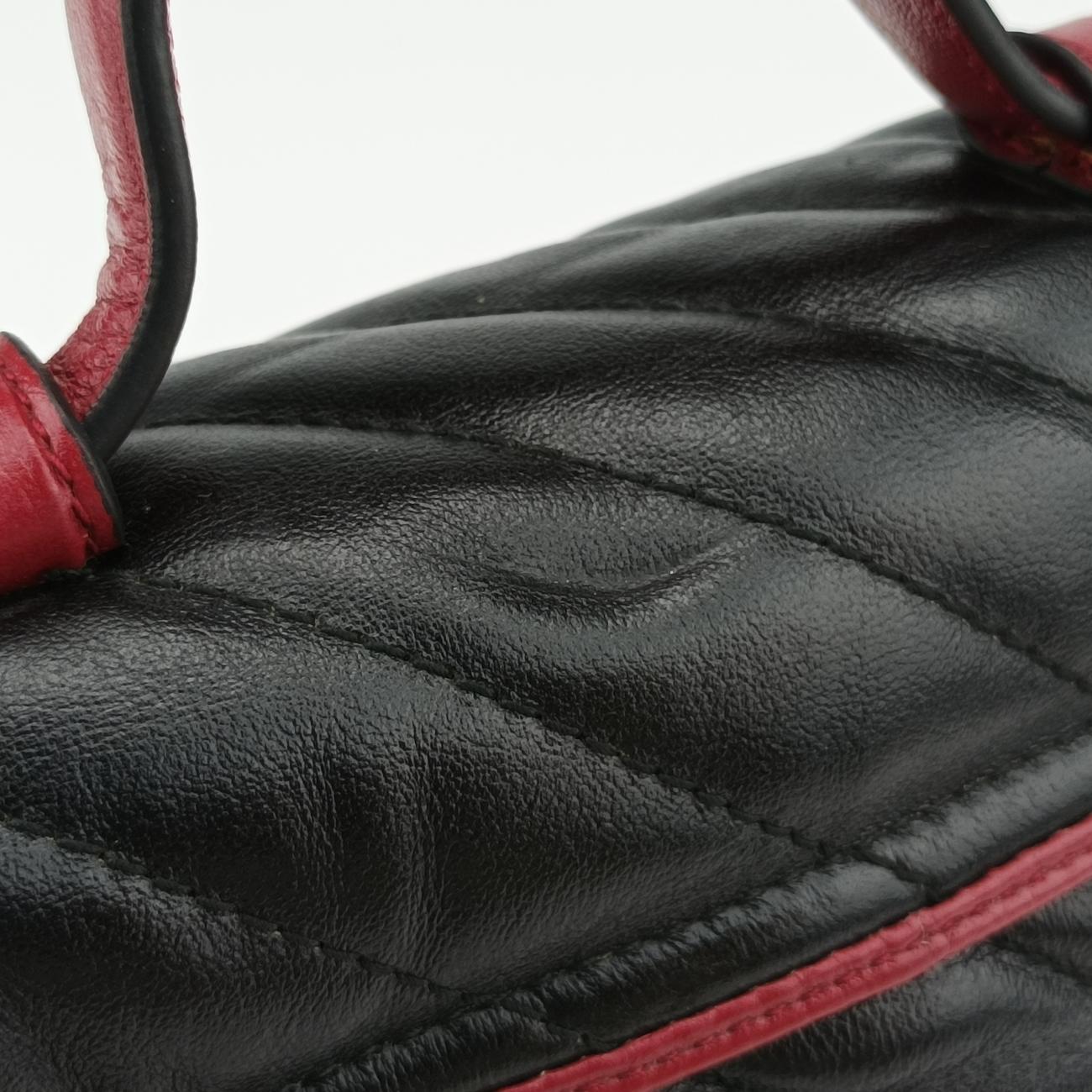 GG MarmontBlack×RedLeather583571F030273967GGマーモントブラックｘレッドレザー583571F030273967