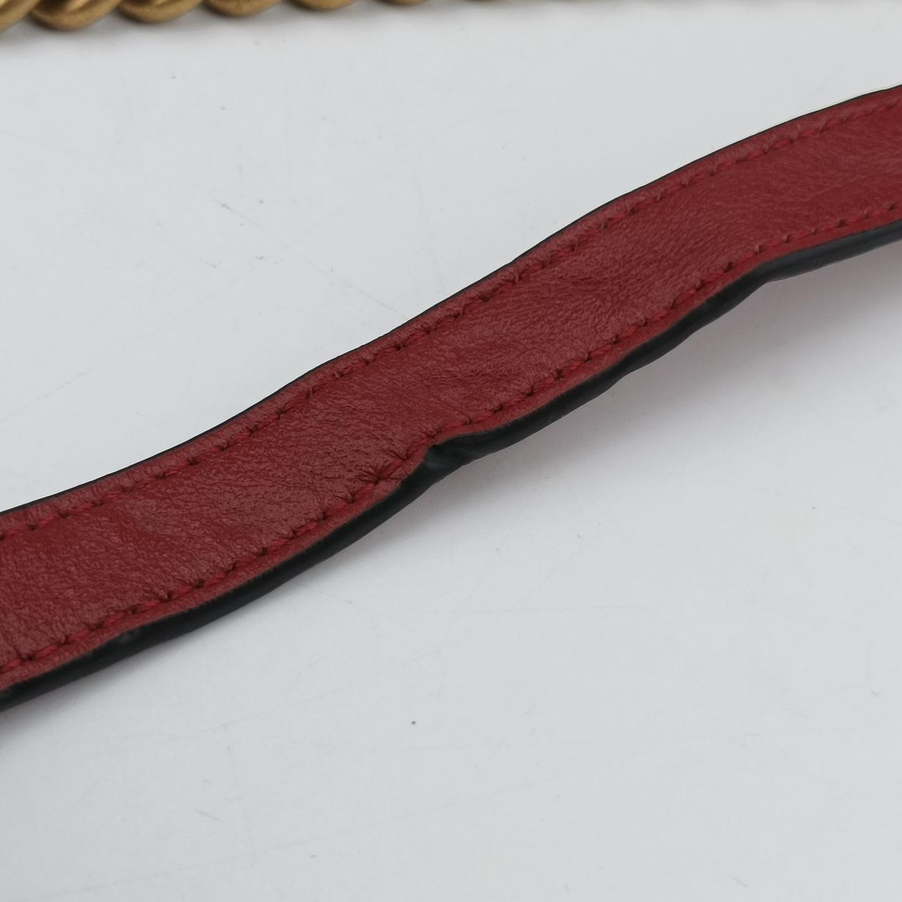 GG MarmontBlack×RedLeather583571F030273967GGマーモントブラックｘレッドレザー583571F030273967