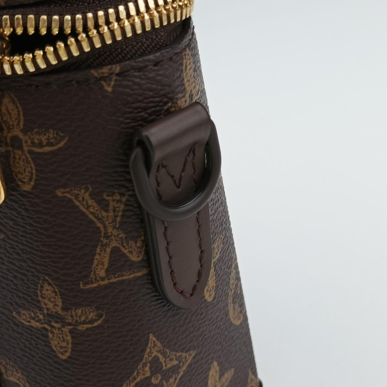 Monogram (No. 7) Vertical Box TrunkBrownPVC coated canvasM59664ICチップモノグラム(N°7) ヴェルティカル ボックス トランクブラウン系PVCコーティングキャンバスM59664ICチップ