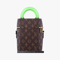 Monogram (No. 7) Vertical Box TrunkBrownPVC coated canvasM59664ICチップモノグラム(N°7) ヴェルティカル ボックス トランクブラウン系PVCコーティングキャンバスM59664ICチップ