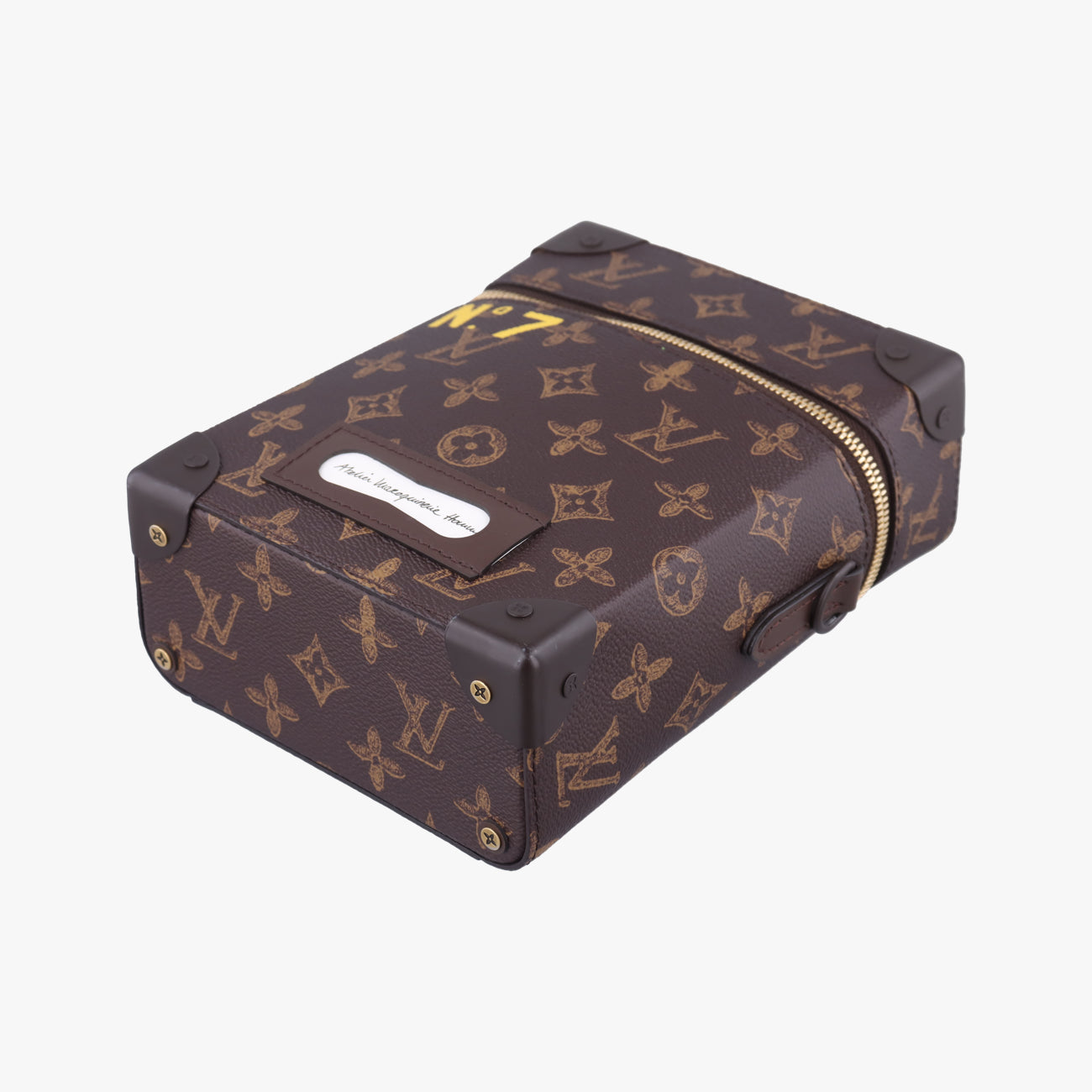 Monogram (No. 7) Vertical Box TrunkBrownPVC coated canvasM59664ICチップモノグラム(N°7) ヴェルティカル ボックス トランクブラウン系PVCコーティングキャンバスM59664ICチップ