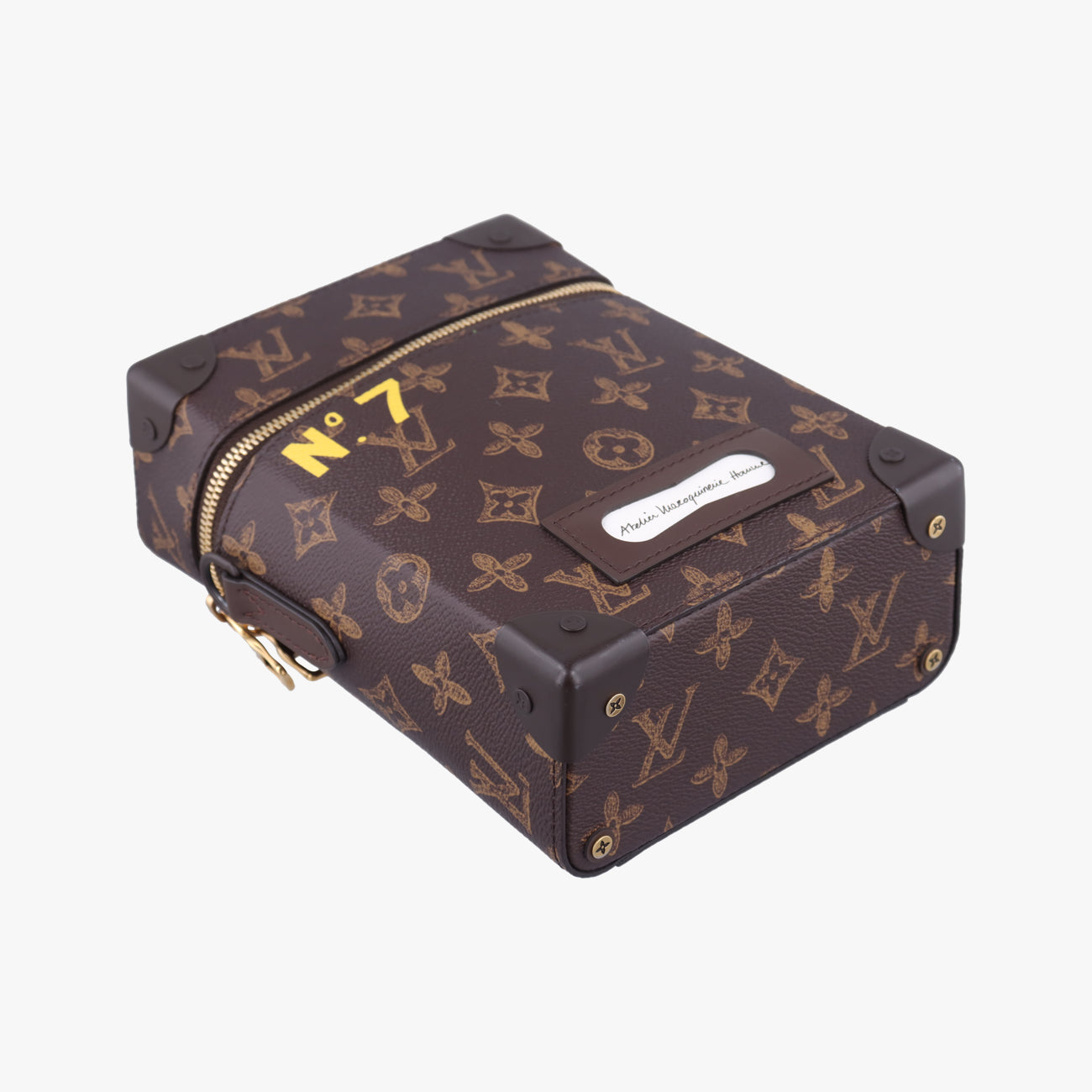 Monogram (No. 7) Vertical Box TrunkBrownPVC coated canvasM59664ICチップモノグラム(N°7) ヴェルティカル ボックス トランクブラウン系PVCコーティングキャンバスM59664ICチップ