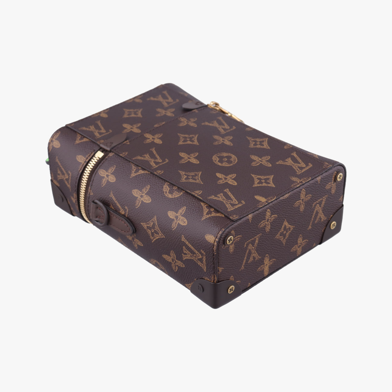 Monogram (No. 7) Vertical Box TrunkBrownPVC coated canvasM59664ICチップモノグラム(N°7) ヴェルティカル ボックス トランクブラウン系PVCコーティングキャンバスM59664ICチップ