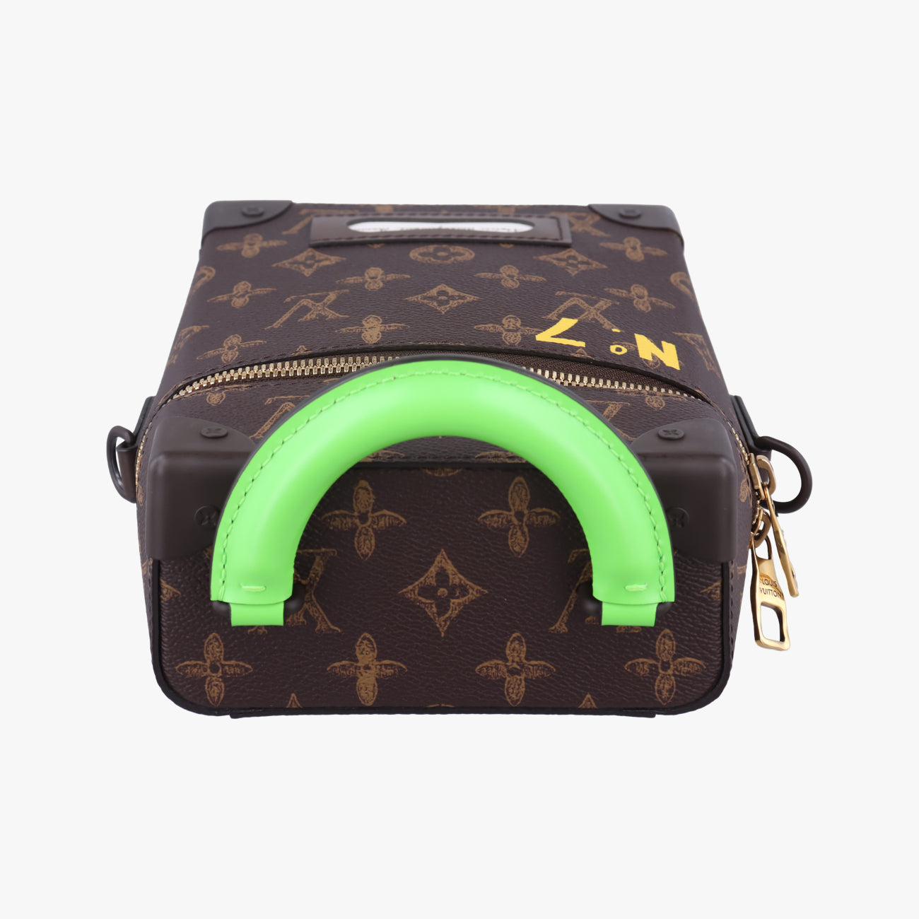Monogram (No. 7) Vertical Box TrunkBrownPVC coated canvasM59664ICチップモノグラム(N°7) ヴェルティカル ボックス トランクブラウン系PVCコーティングキャンバスM59664ICチップ