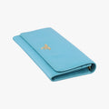 Metal Wallet on Chain Cornflower ClutchBlueSaffiano Leather1MT290181メタル ウォレット オン チェーン コーンフラワー クラッチブルーサフィアーノレザー1MT290181